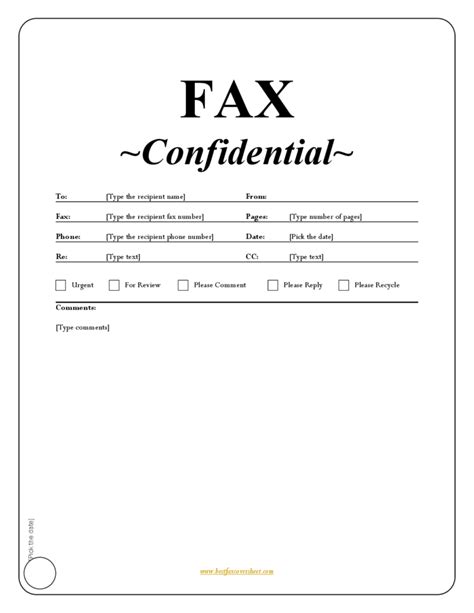 Printable Fillable Fax Cover Sheet Template Web A Fax Cover Sheet Is A