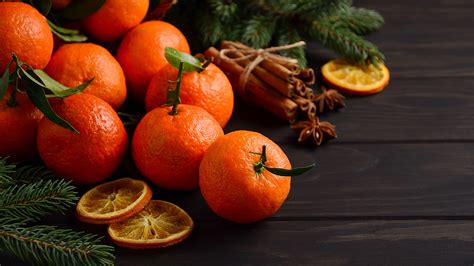 Wallpaper Some Tangerines Fruit 3840x2160 Uhd 4k Picture Image