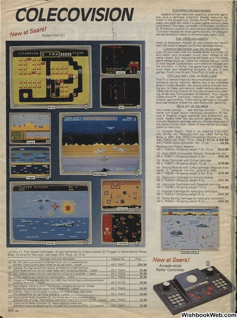 An iphone and ipod touch version of the arcade classic frogger has been released on the app store. 1983 Sears Wishbook
