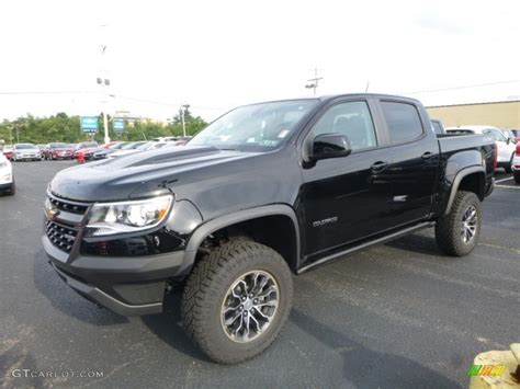 2017 Black Chevrolet Colorado Zr2 Crew Cab 4x4 121221414 Photo 4