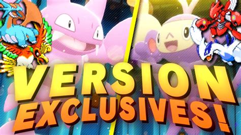 All Version Exclusive Pokemon For Brilliant Diamond Shining Pearl