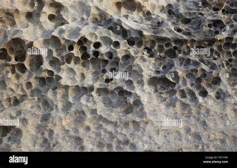 Rock With Erosion Holes Hi Res Stock Photography And Images Alamy
