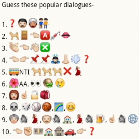 It is an expression, written particularly and in an exact updating funny status of whatsapp or altering it sometimes defines your way of life or manner towards life. Guess popular dialogues from whatsapp emoticons ...
