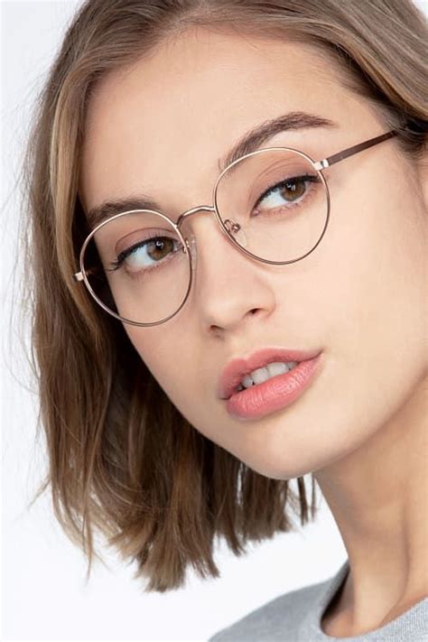 Nomad Round Rose Gold Glasses For Women Eyebuydirect Eyeglasses For Women Eyebuydirect