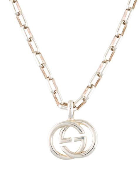 Gucci Interlocking G Pendant Necklace Necklaces Guc140501 The