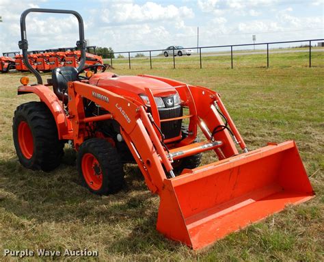 2017 Kubota L3901 Mfwd Tractor In Davis Ok Item Gc9639 Sold Purple