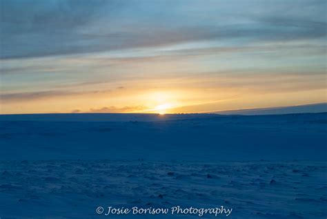 1st Arctic Sunrise Of The Year Thule Ab Greenland Feb 2011 Josie