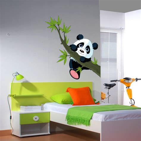 Adesivi follia : Adesivo Murale bambino panda