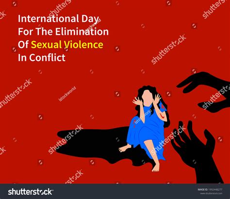 International Day Elimination Sexual Violence Conflict Stock