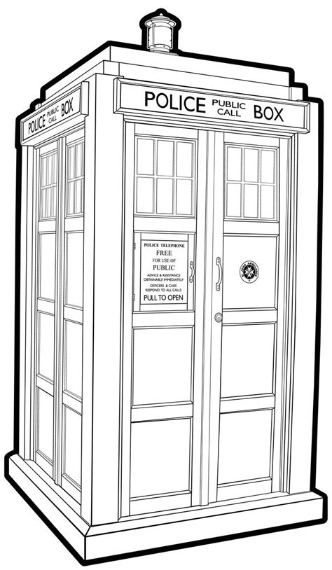 Unfortunately, recreating color from only lines is a hard task. DOCTOR WHO - TARDIS EX B/W V.2 by SPGK on deviantART ...