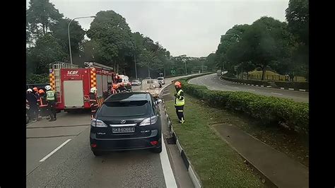 Malaysia car crash accident photos. Singapore: 2 people killed in Mandai Road accident