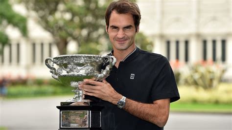 Federer Wears A Rolex Gmt Master Ii To Celebrate Australian Open Win