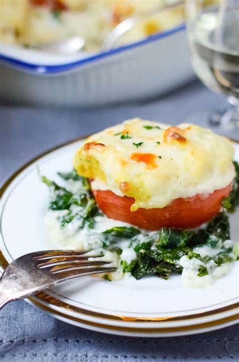 Cheesy Tomato Egg Gratin Garlic And Zest