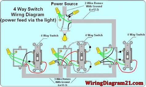 4 Way Switch Wiring Diagram House Electrical Wiring Diagram