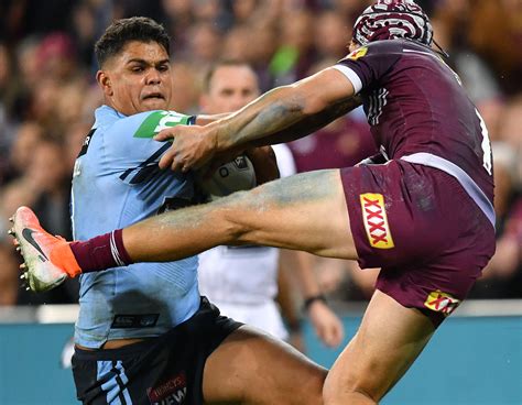 He primarily plays at fullback, wing and centre. State of Origin 2019 | Latrell Mitchell shocker could ...