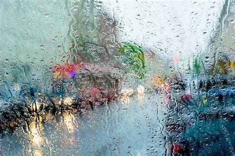 Rain On The Street Detail Stock Image Image Of Droplet 9999427