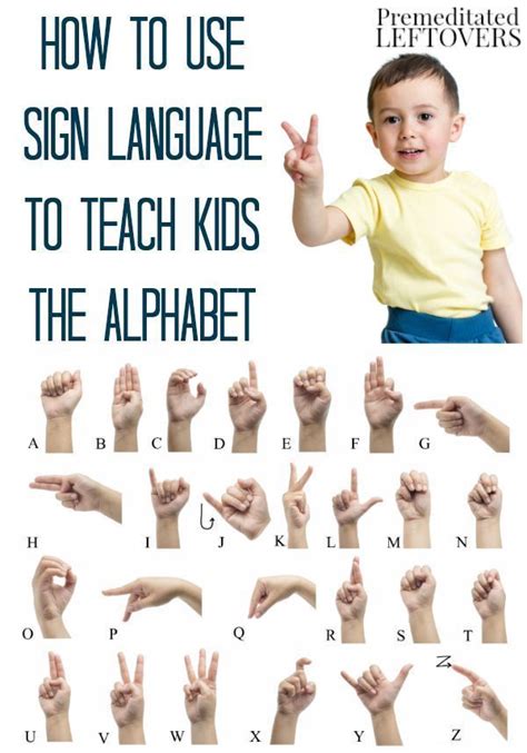 How To Use Sign Language To Teach Kids The Alphabet This Is A Fun