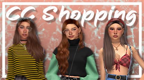 The Sims 4 Cc Shopping 1 👓👜👠 120 Links Youtube