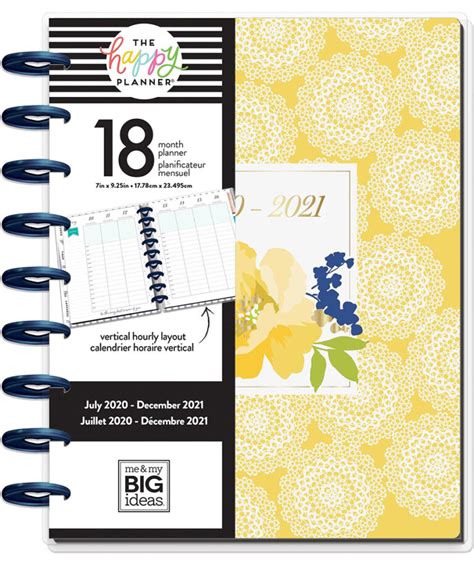 Mambi Happy Planner Classic Vertical Hourly Happy Planner Pretty