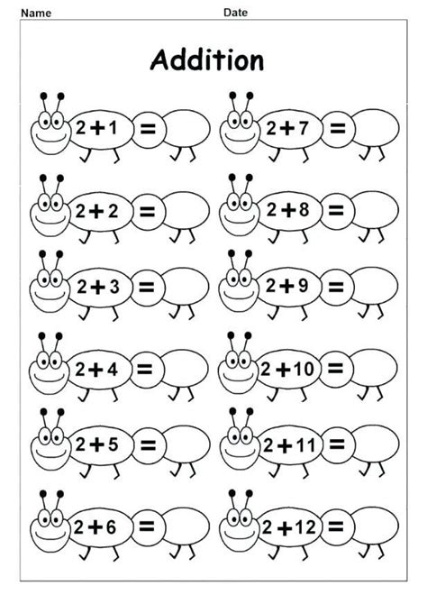 simple addition st grade math worksheets kindergarten math worksheets  kindergarten math