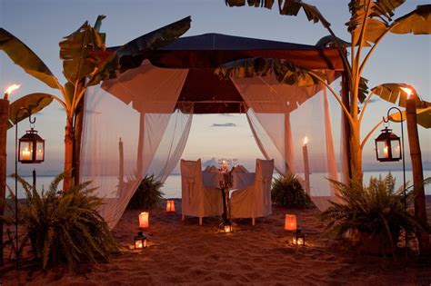 Romance Dream Vacations Romantic Places Beach Cabana
