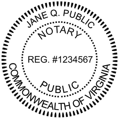 Virginia Notary Seal Embosser