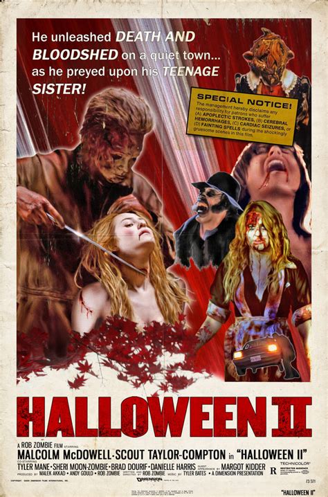 Rob Zombies Halloween Ii Poster Contest Winner By Themadbutcher On