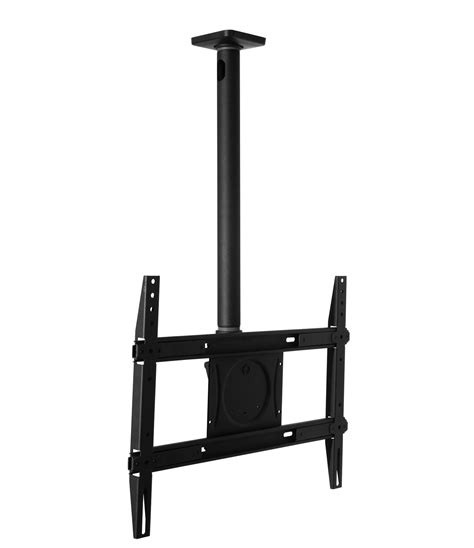 Wiki researchers have been writing it swivels to adjust for sloped or flat surface mounting. OmniMount SCM125 Industrial Grade TV Ceiling Mount