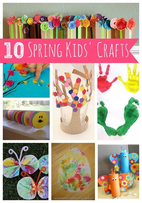 Activities for toddlers are one of the hardest things to come up with. 10 Spring Kids' Crafts | Spring crafts for kids, Crafts ...