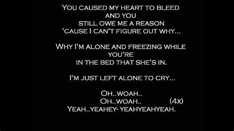 Home » mxpx lyrics » hot and cold lyrics. So Cold - Ben Cocks - lyrics - YouTube
