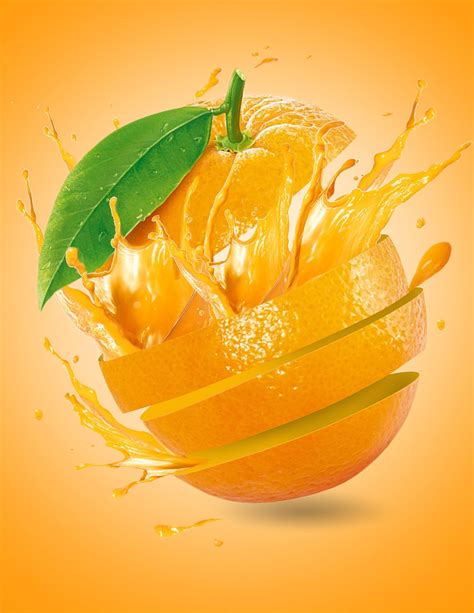 Premium Photo Orange Juice Splashing On Fresh Sliced Over Orange Artofit