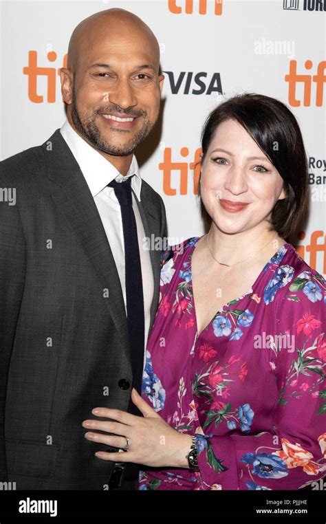 Keegan Michael Key And His Wife Elisa Pugliese Attending The Premiere