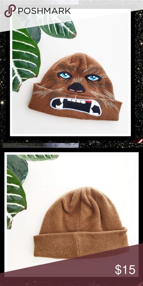 Star Wars Chewbacca Face Winter Beanie 1062p Thick Knit Wookiee Hat