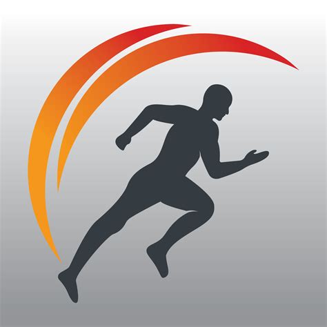 Running And Marathon Logo Vector Design Running Man Vector Symbol