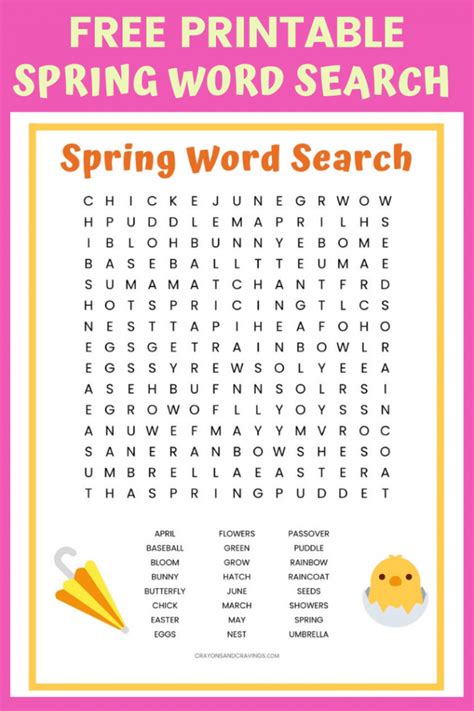 Spring Word Scramble Worksheets | 99Worksheets