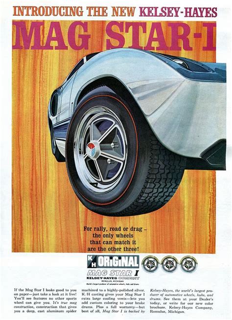 1966 Mag Star I Wheel Advertisement Road And Track January 1966 Car