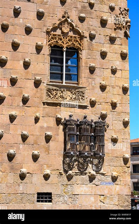 The Casa De Las Conchas Salamanca Spain Stock Photo Alamy