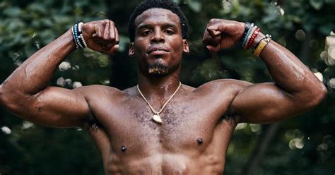 look slimmed down cam newton shares shirtless photo