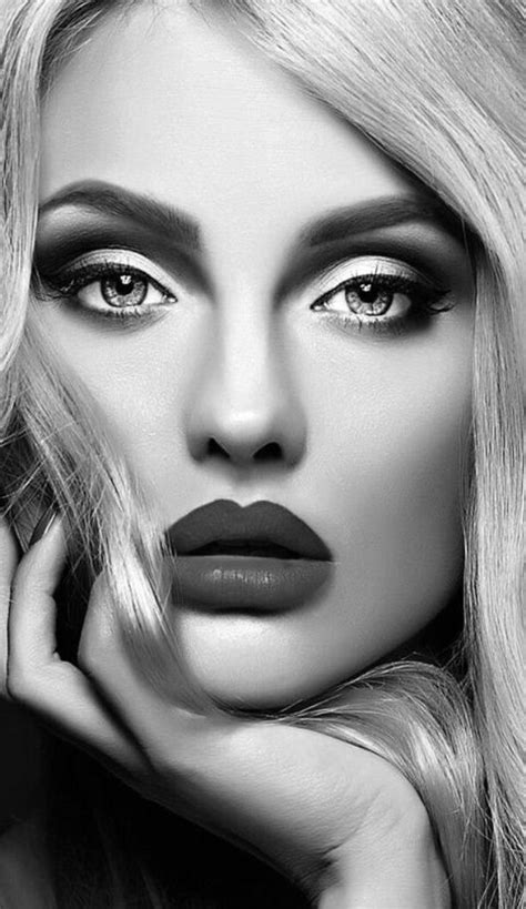 Makeup Models Black And White