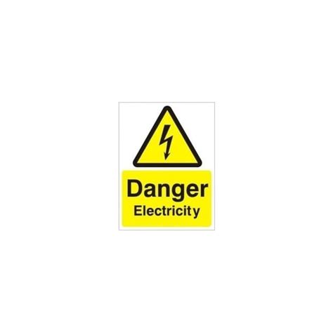 Danger Electricity Sign Electrical Signs From Parrs Uk