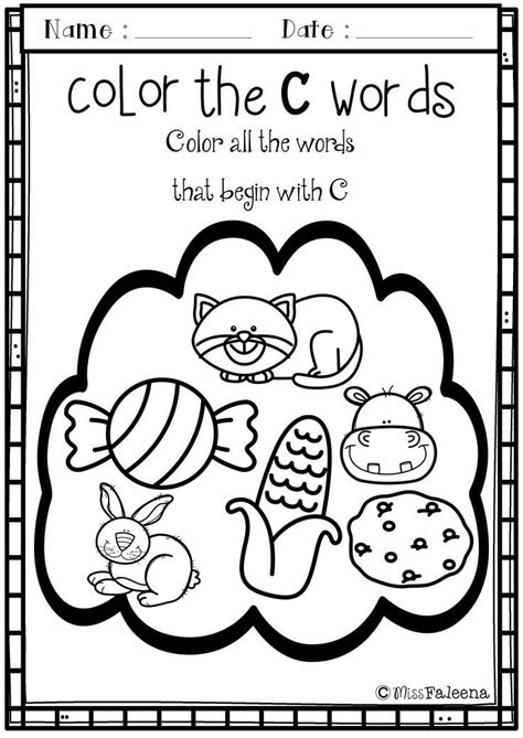 Many of the activities below are great for this. Alphabet Letter of the Week C | Best of TPT | Pinterest ...
