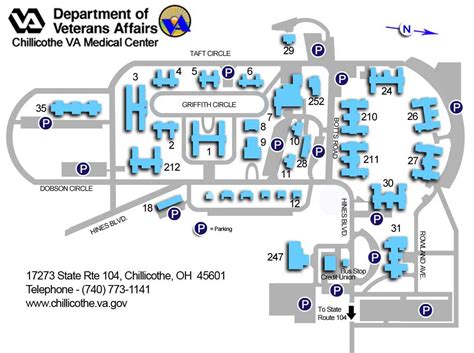 Facility Map Chillicothe Va Medical Center