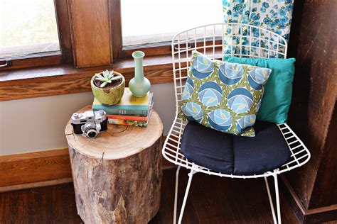 You can use it indoors to mix with other elements, as well as outdoors furniture. Tree Stump Table - DIY Side or Coffee Table Decor