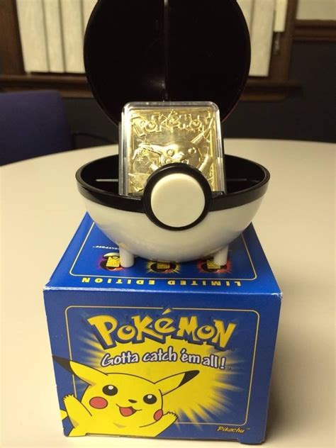 A quick browse on ebay reveals they're going for roughly $5 to $20 as the r/gaming thread reminds us, every pokemon fan bought these cards when they were available. Burger King Pokemon Ball Limited Edition 23K Gold Card ...