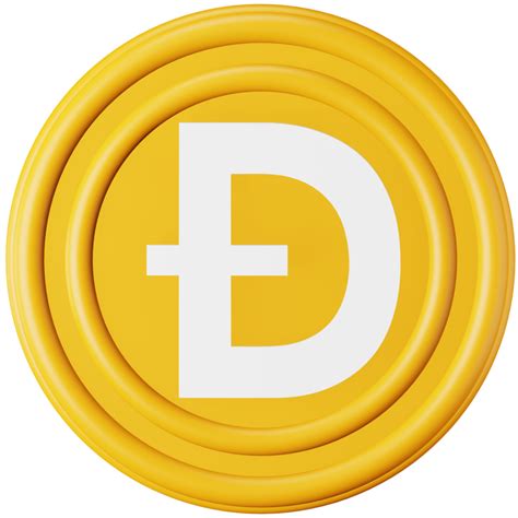 Dogecoin 3d Rendering Isometric Icon 13437153 Png