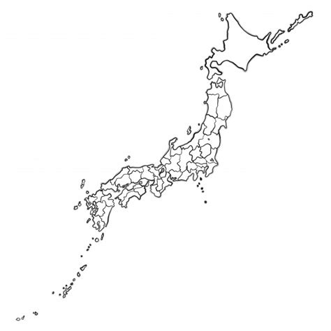 Below is an svg map of the country of japan. Free Vector | Doodle japan map