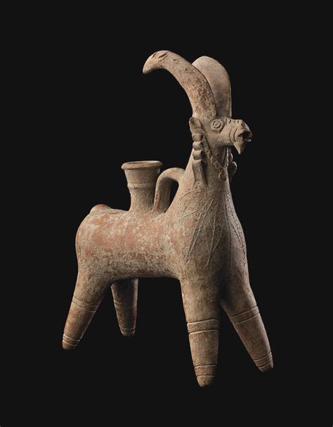 Three Iranian Pottery Zoomorphic Vessels Circa 1st Millennium Bc