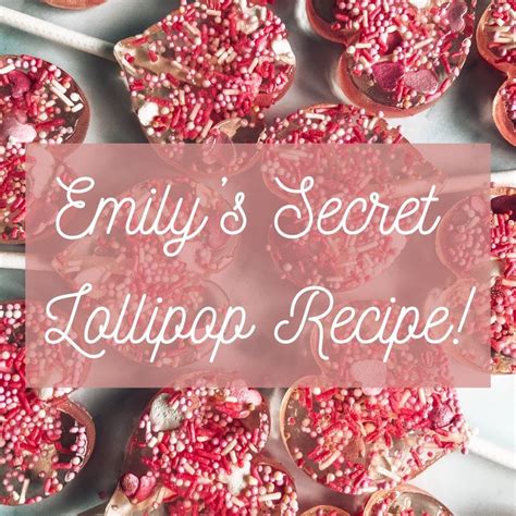 Emilys Secret Lollipop Recipe Digital Downloadpdf Etsy