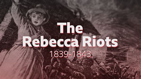 The Rebecca Riots Humanities History Age BBC Bitesize