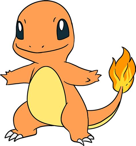 Whenever i get requests for pokemon characters i always make sure that i have at least two or more people asking for the. How To Draw Charmander - Pokemon Characters Drawing Clipart - Full Size Clipart (#464969 ...